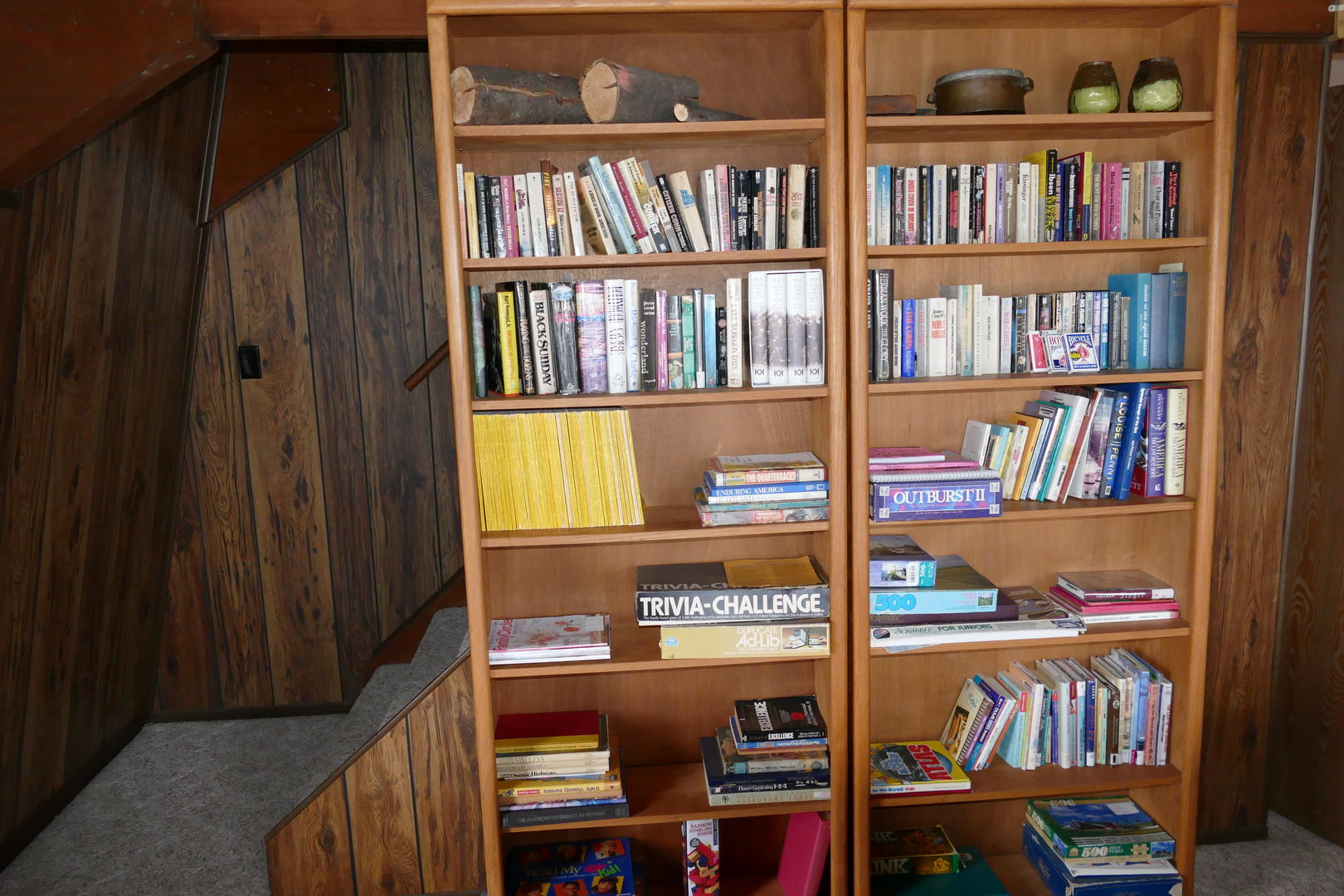 book shelves