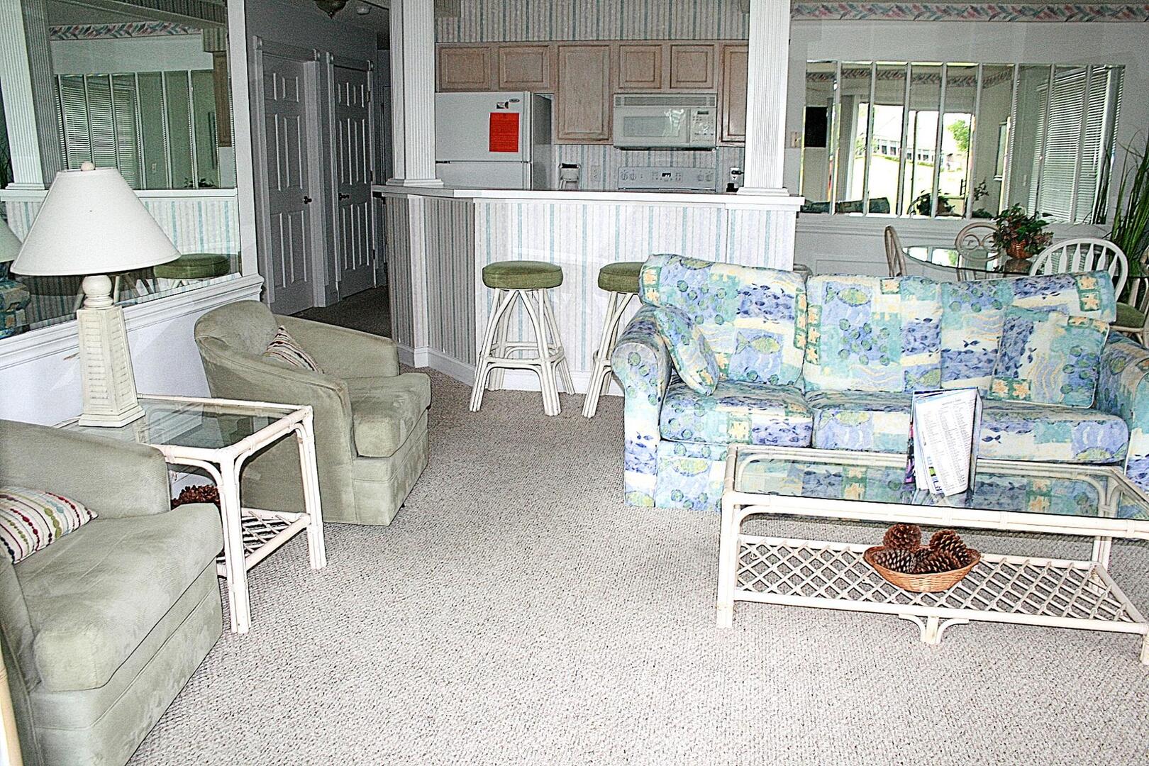 Brunswick Plantation, 2 Bedroom, 2 Bathroom, Full Kitchen, Golf Course View (501)