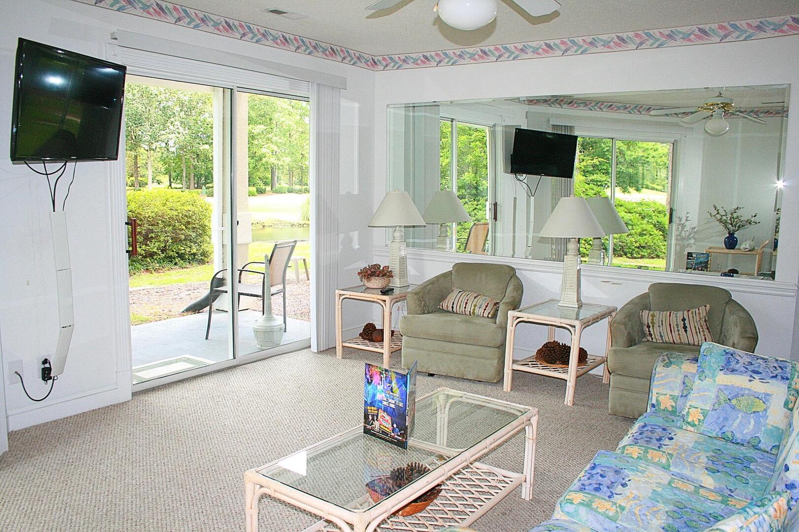 Full Kitchen, 1 Bedroom, 1 Bath, 27 Hole Golf Resort, Close to Beach in Calabash, NC(501M)