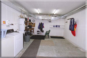 Two-Car Tandem Garage & Laundry Facilities