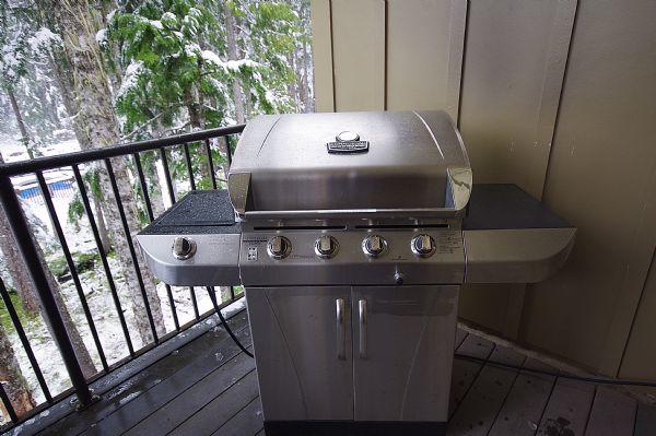 Grill on Private Patio