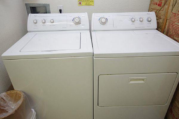 Washer & Dryer in Heated Garage 