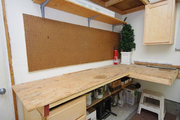 Work Bench in Heated Garage
