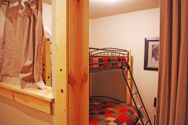 Den with Privacy Curtain