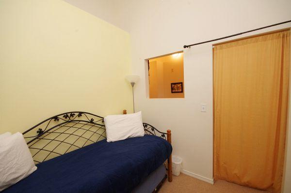 Spare Bedroom with Privacy Curtain