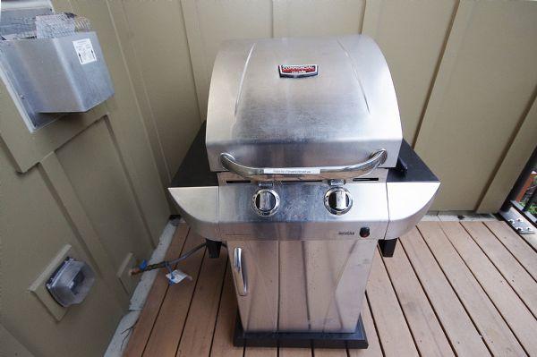 Grill on Private Patio