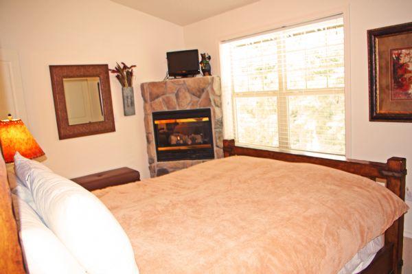 Gas Fireplace in Master Bedroom