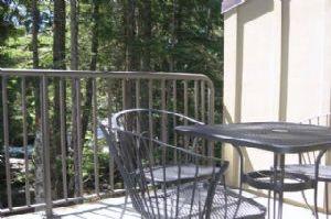 Deck with Furniture and Creek View