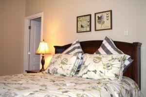 Queen Bed in Master Bedroom