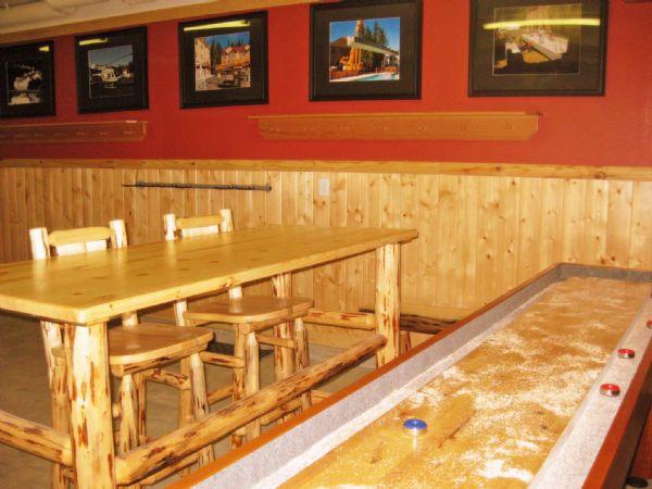 Suffleboard Seating