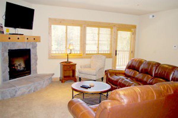 Living Room Gas Fireplace & Tv