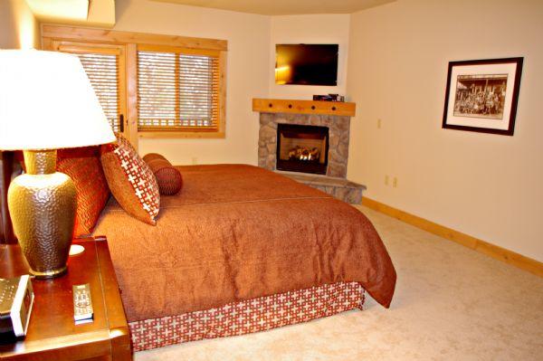 Master Bedroom with Gas Fireplace