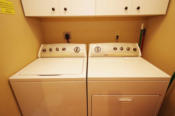 Washer & Dryer - Soap Provided