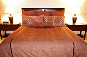 King Bed in Master Bedroom 