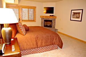 Master Bedroom with Fireplace 