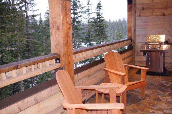 Grill and Patio Furniture on Private Patio