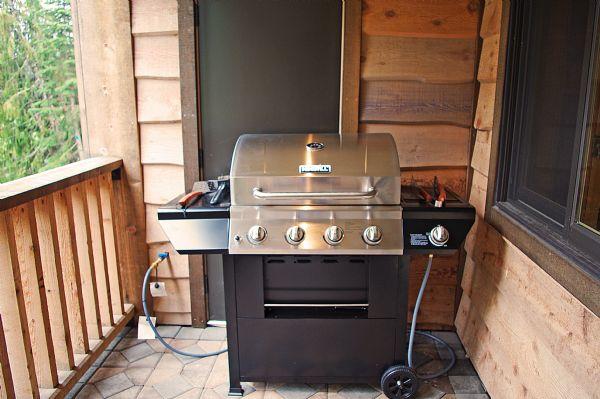 Grill on Private Patio