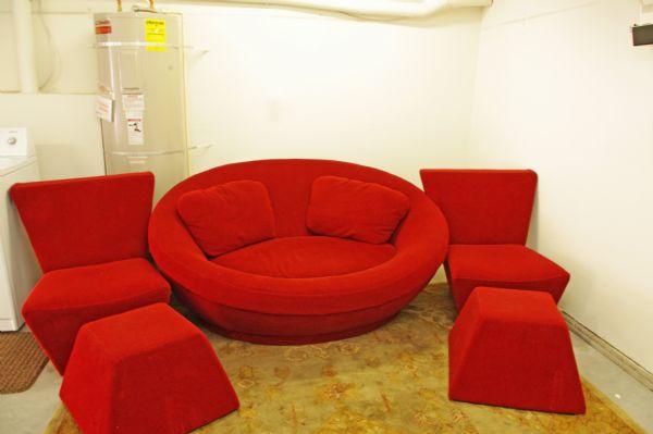 Seating in Heated Garage