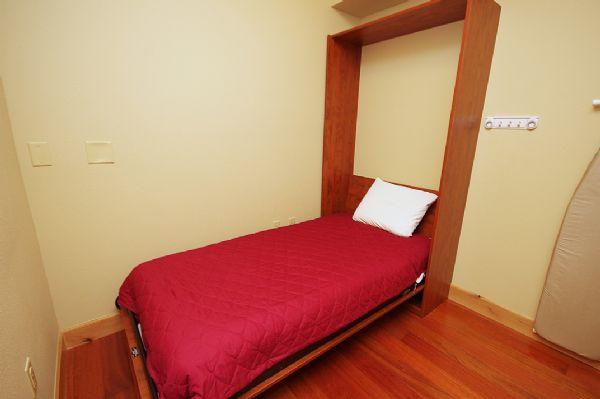 Twin Murphy Bed in Den