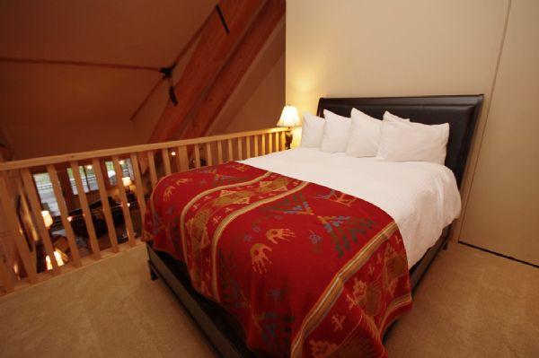 Queen Bed in Open Loft