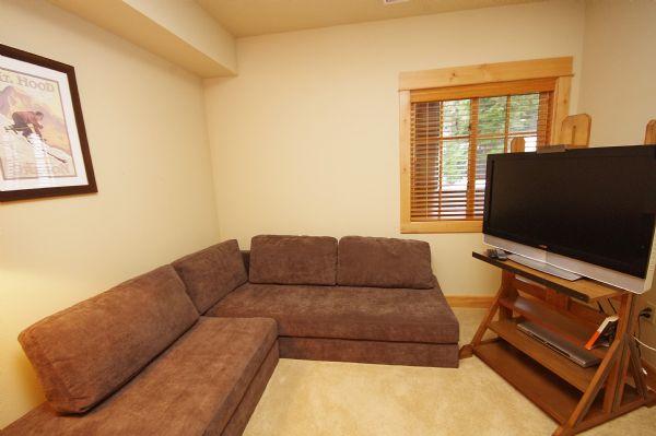 Sofa and Tv in Bunk Room