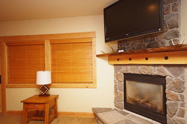 Living Room Gas Fireplace and Tv