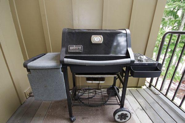 Grill on Private Patio
