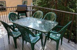 Deck with BBQ and Patio Furniture 