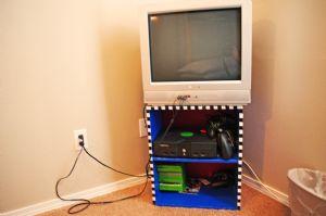 Xbox and games in Bunk Room