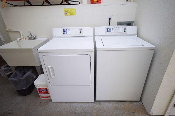 Washer & Dryer in Heated Garage