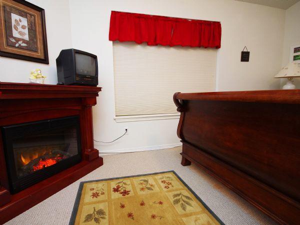 Master Bedroom Electric Fireplace