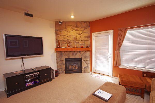 Living Room Gas Fireplace and Tv