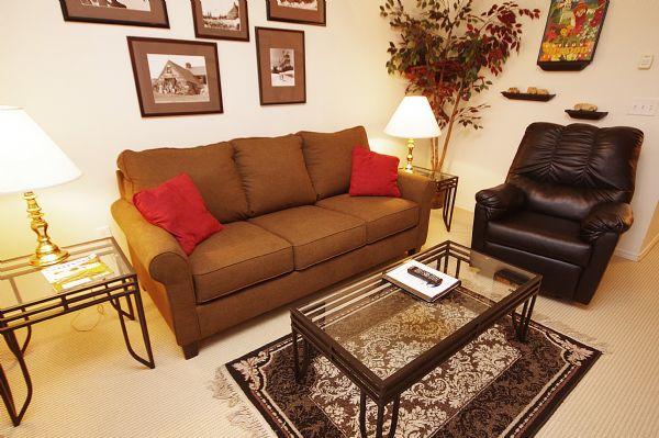 Living Room with Sofa Sleeper