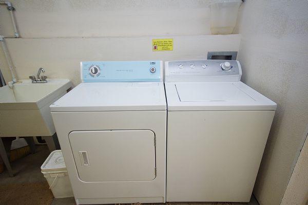 Washer and Dryer (Soap Provided)