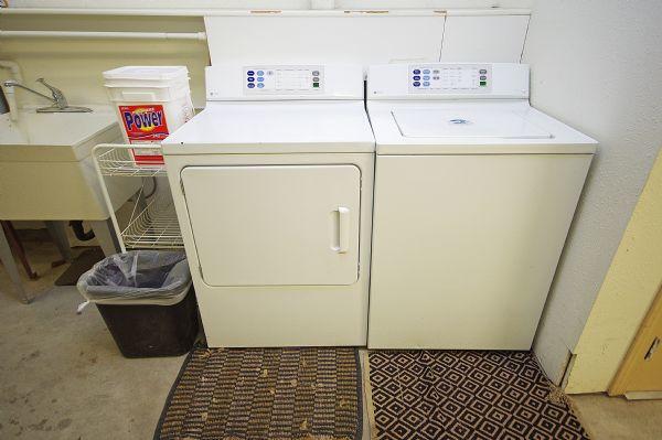 Washer and Dryer in Heated Garage