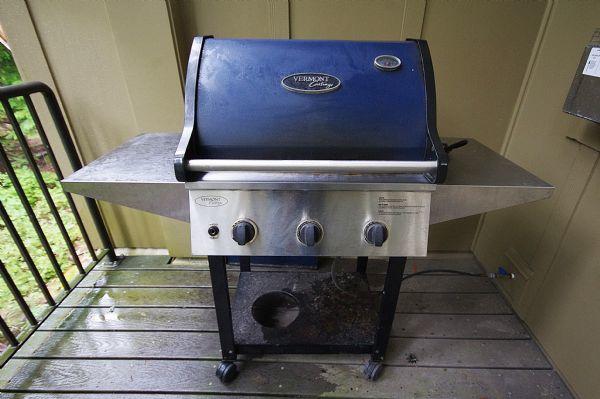 Grill on Private Patio