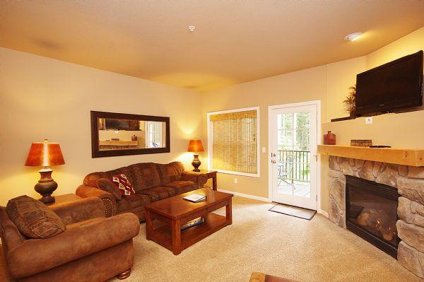 Living Room Gas Fireplace and Tv