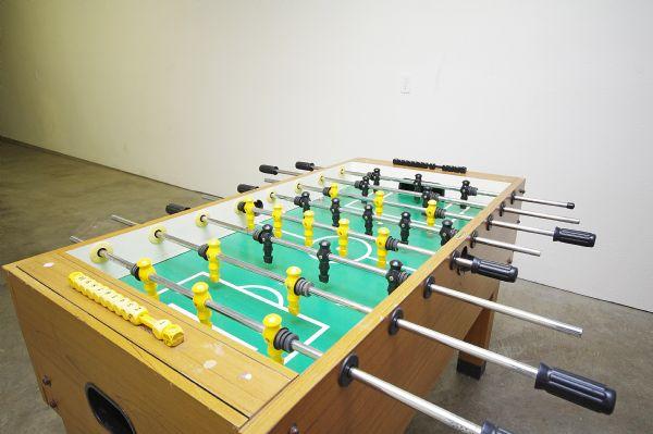 Foosball Table in Heated Garage