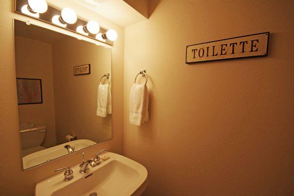 Powder Room on Main Floor