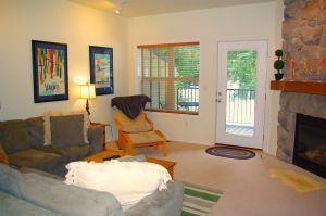 Living Room with Gas Fireplace