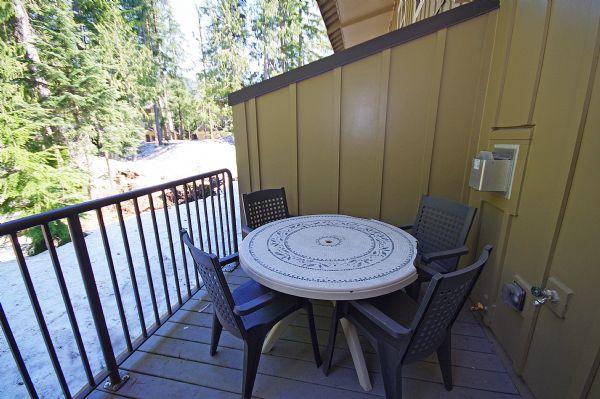 Patio Furniture on Private Patio