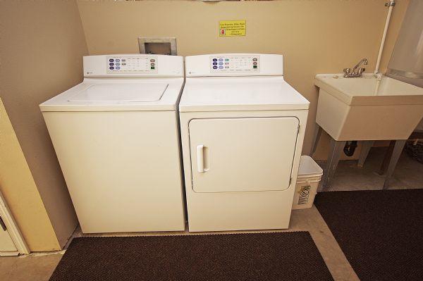Washer and Dryer in Heated Garage
