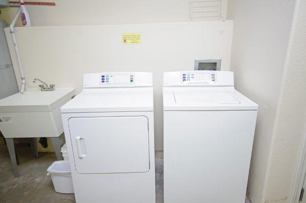 Washer and Dryer in Heated Garage