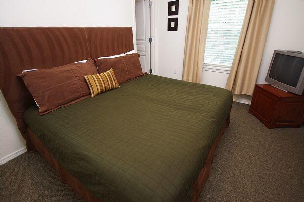 Master Bedroom with King Bed & Tv