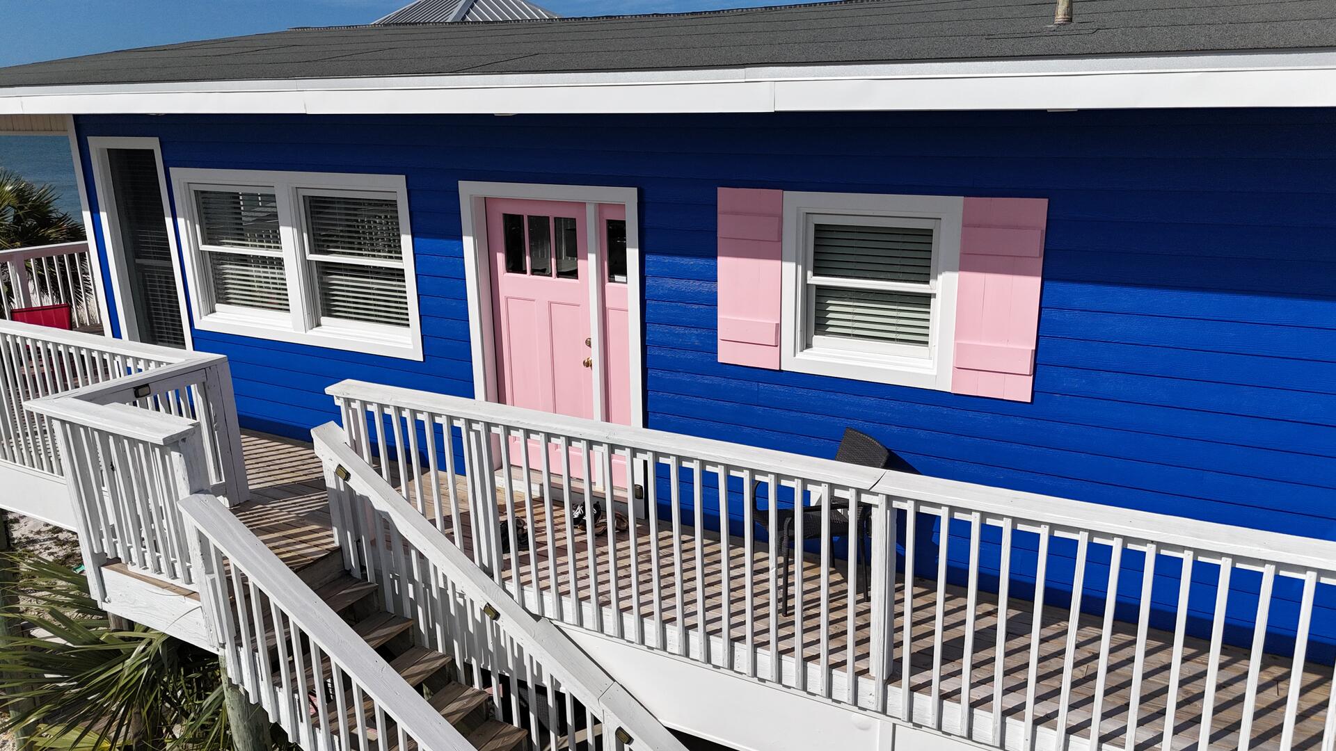 Side Entrance New Exterior Paint 
