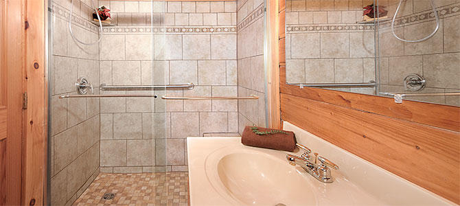 Main Level Master Shower