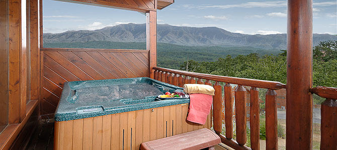 Upper Level Hot Tub