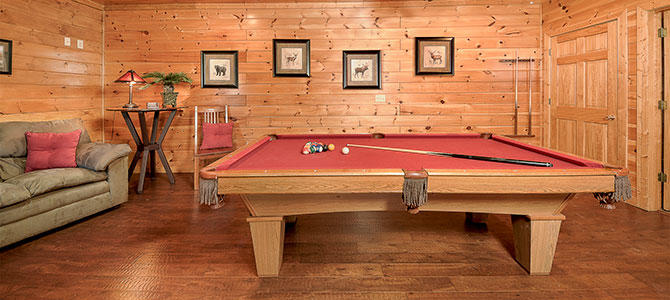 Lower Level Pool Table