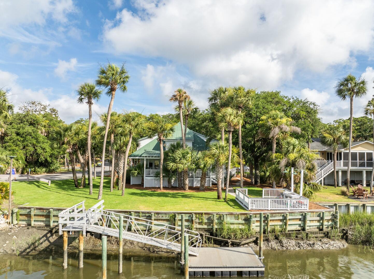 Private Deck and Seating Area
