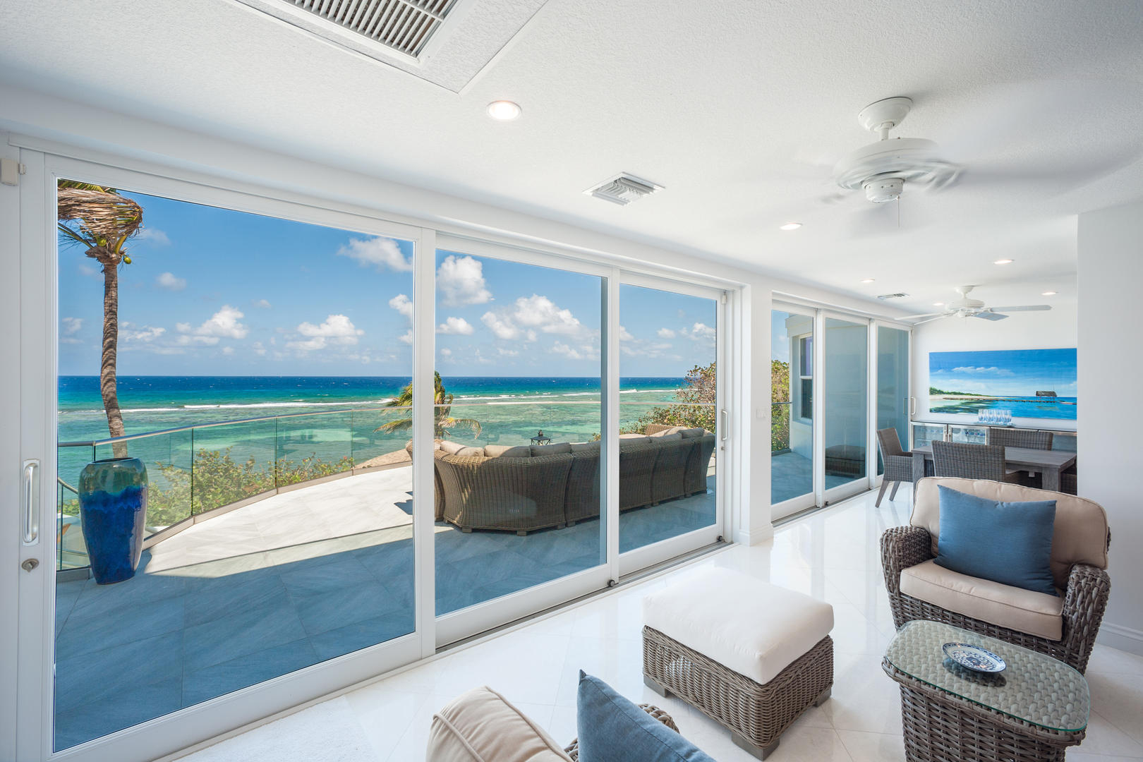 Enjoy the sunroom featuring beautiful views just like the rest of the home.